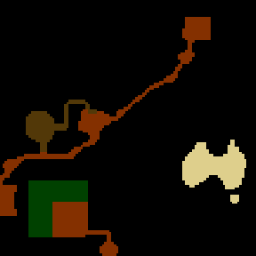 Underground minimap of Conquest of Empires