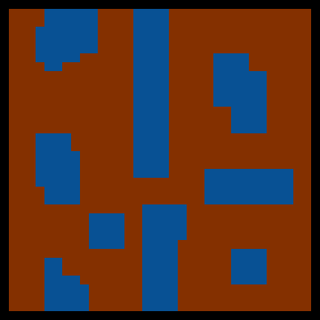 Underground minimap of Conquest of the Middle