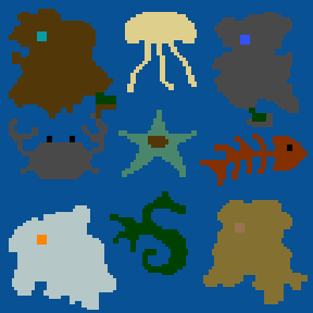 Underground minimap of Coral Reef