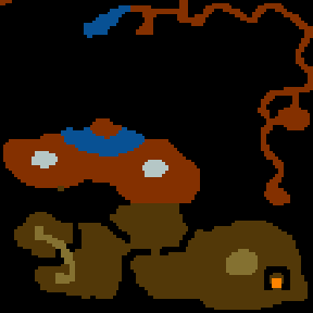 Underground minimap of Core of Evil