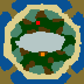 Surface minimap of Crazy Quests