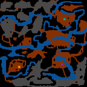 Underground minimap of Croatia