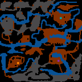 Underground minimap of Croatia