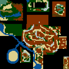 Underground minimap of Crusade War 1.1