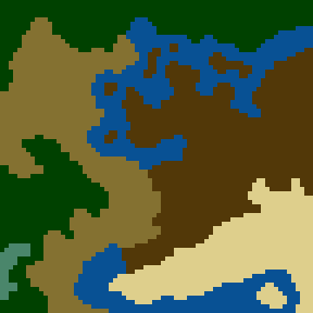 Surface minimap of Crystal Shortage 1.2