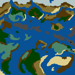 Surface minimap of Daedlia