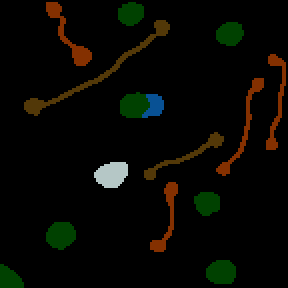 Underground minimap of Damned River
