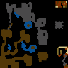 Underground minimap of Dark Age