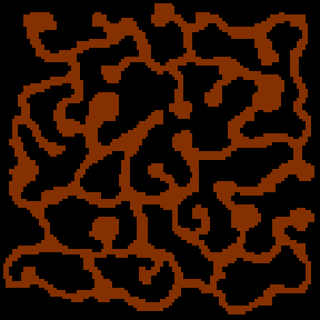 Underground minimap of Dark Caverns