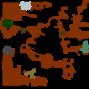 Underground minimap of Dark City