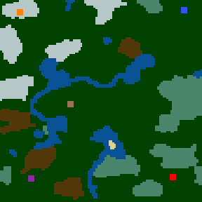 Surface minimap of Dark Elves! (Allies)