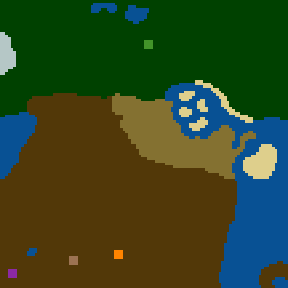 Surface minimap of Dark Knight