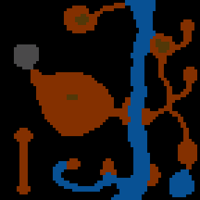 Underground minimap of Dark Times