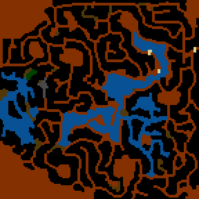 Underground minimap of Darkman's dream - Ware Of Gods