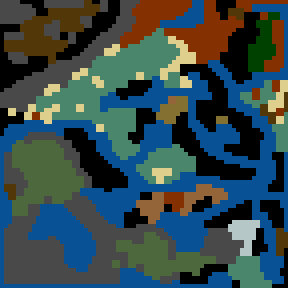 Underground minimap of Death Flame