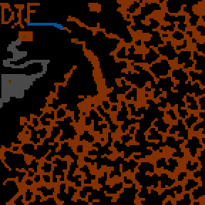 Underground minimap of Demon Knight