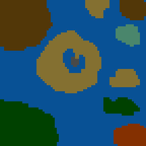 Surface minimap of Depths of Hell