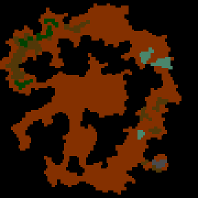 Underground minimap of Descent to Malkuth