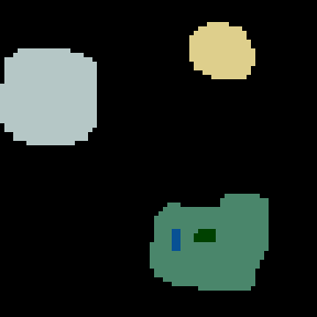 Underground minimap of Desert War 2