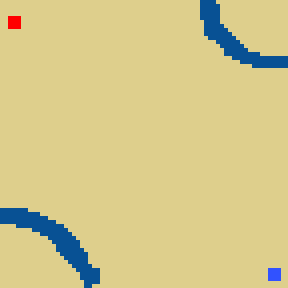 Surface minimap of Desert War