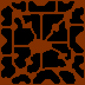 Underground minimap of Deserts and Tunnels