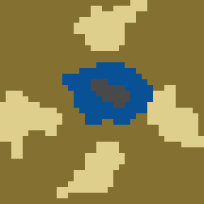 Underground minimap of Down The Earth