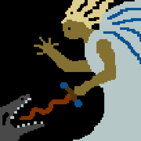 Underground minimap of Dragon against Angel