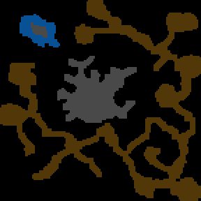 Underground minimap of Dragon Lakes