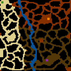 Underground minimap of Dragon Queen