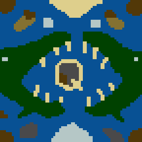 Surface minimap of Dragon's Revenge