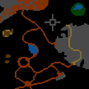 Underground minimap of Dragon's Terror