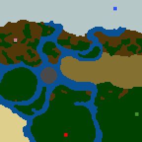 Surface minimap of Dragon Wars