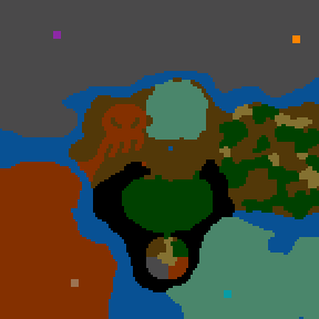 Underground minimap of Dragon Wars