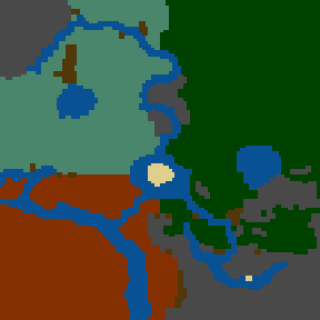 Underground minimap of Dragons War