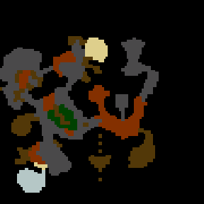 Underground minimap of Dungeon Overlords