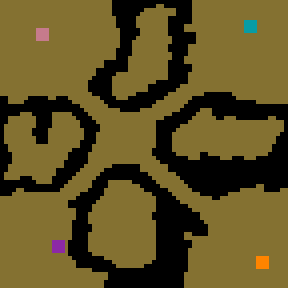 Underground minimap of Dungeon War