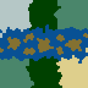 Surface minimap of Dwa kolosy