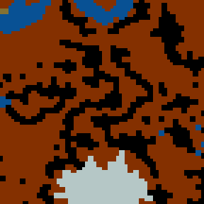 Underground minimap of {Dwarf King}