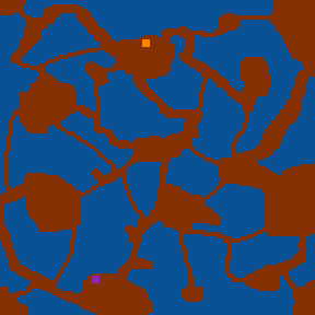 Underground minimap of Dwarven Dead