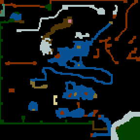 Underground minimap of Dziedzictwo Starożytnych