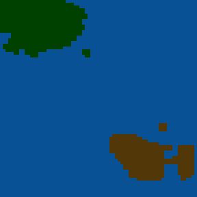 Surface minimap of Elemental City