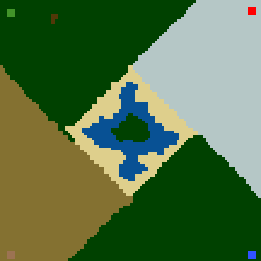 Surface minimap of Elementals My Dear Warlord