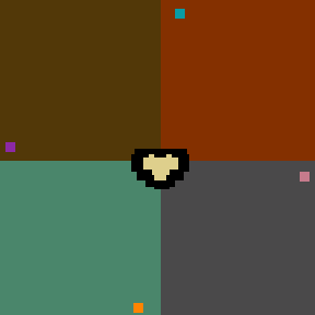 Underground minimap of Elementals...Warlord (Allies)