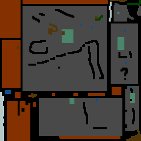 Underground minimap of END OF THE END