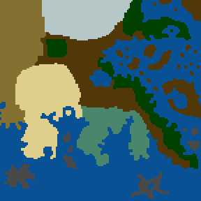 Surface minimap of Enroth