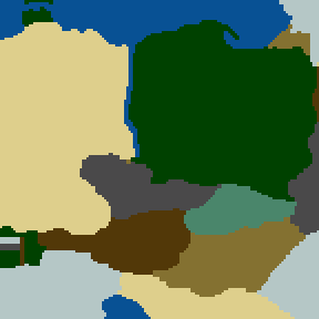 Surface minimap of Europa
