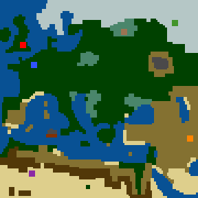 Surface minimap of Europe