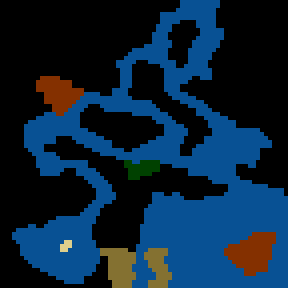 Underground minimap of Evermore
