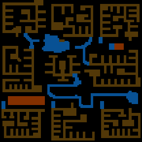 Underground minimap of Evil and Good II