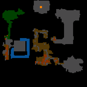 Underground minimap of Evil Demon Queen